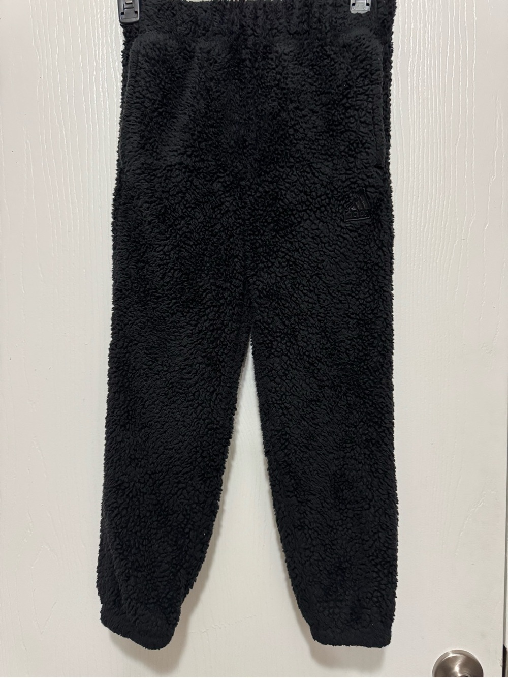 adidas Black Sherpa Joggers for Kids